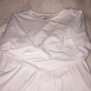 plain white long sleeve